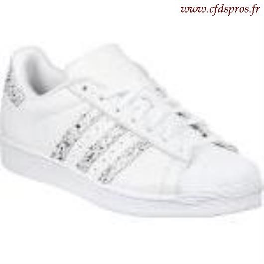 adidas superstar blanc argent femme